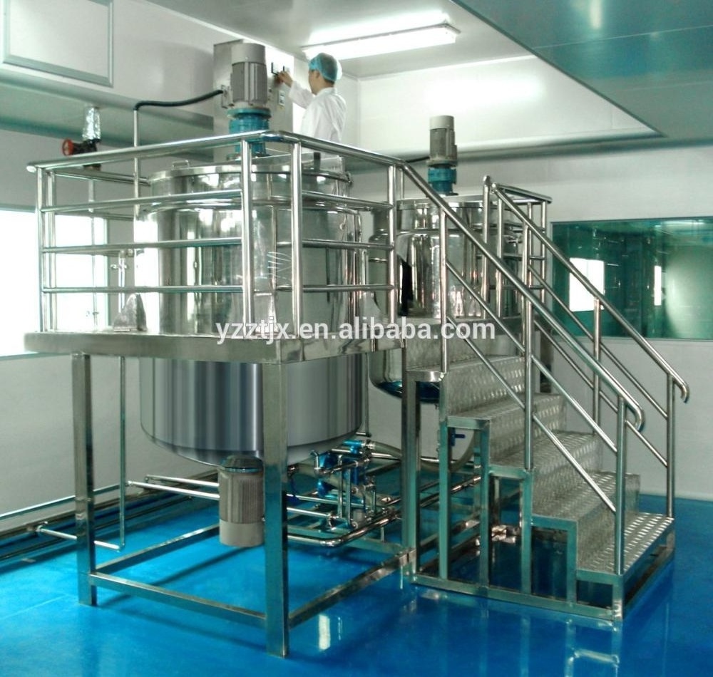 ZT 9000L Industrial Customized liquid soap shampoo color industrial mixing tank