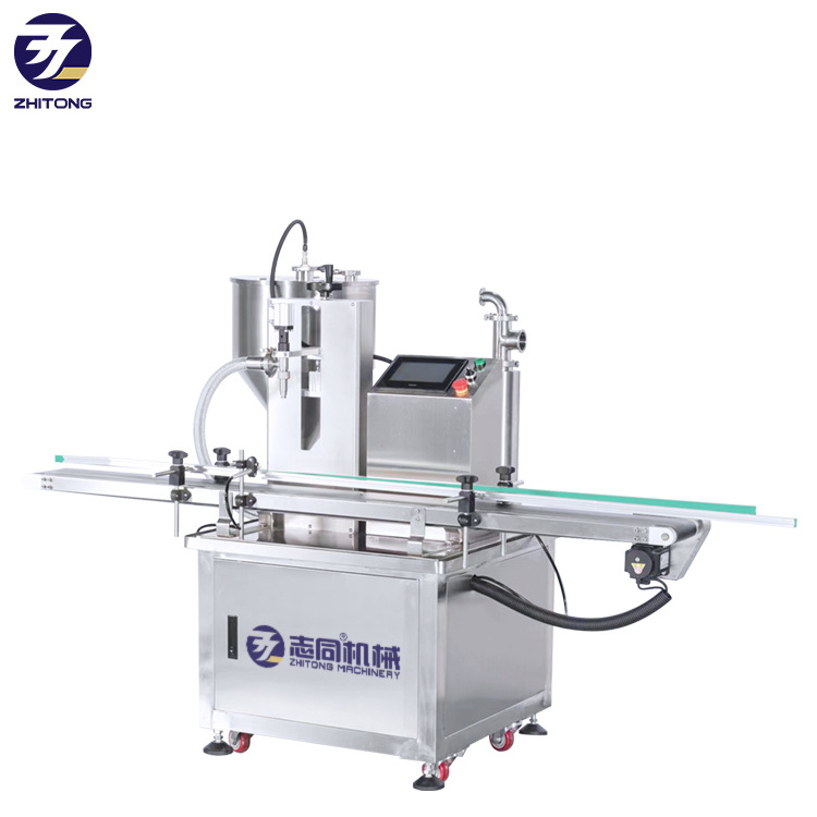 Zhitong High speed single nozzle cream filling machines liquid paste filling capping sealing machine lotion ointment filling lin