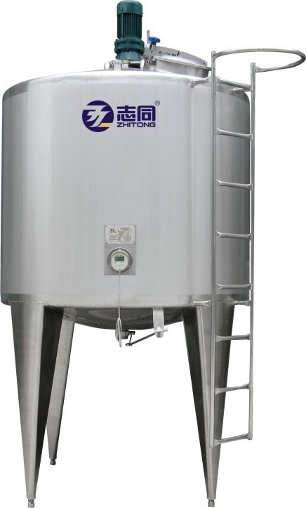 Zhitong 5T/10T Industrial Storage Tank Stainless Steel 304/316L Sanitary Sealed Vessel Store Chemical Food Honey Cream Water Oil