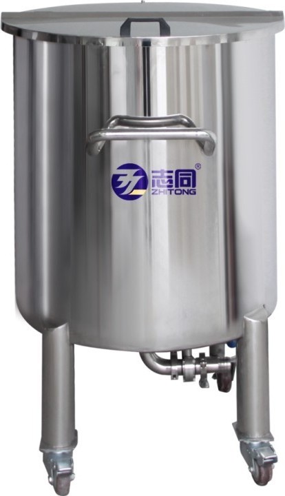 Zhitong 5T/10T Industrial Storage Tank Stainless Steel 304/316L Sanitary Sealed Vessel Store Chemical Food Honey Cream Water Oil