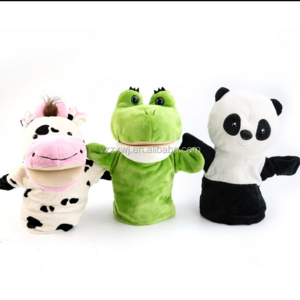 free sample plush frog hand puppet for children frog hand puppets for sale stuffed panda hand puppet