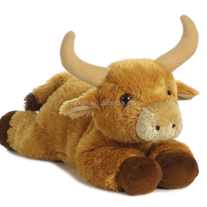 plush toy bull/Bull Plush Stuffed Animal Toy by Fiesta Toys/bull stuffed plush toy soft toy