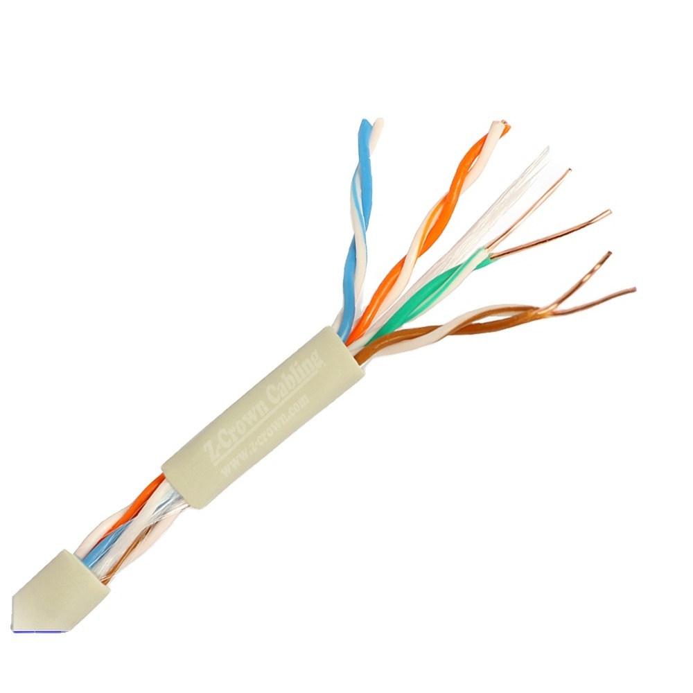 Communication speaker double shielded cat5e cable utp cat5 cobre