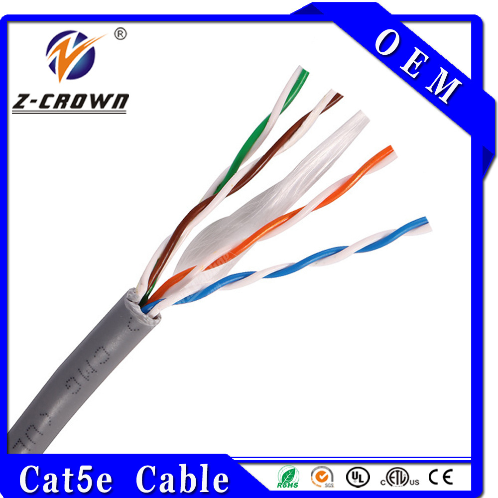 Communication speaker double shielded cat5e cable utp cat5 cobre