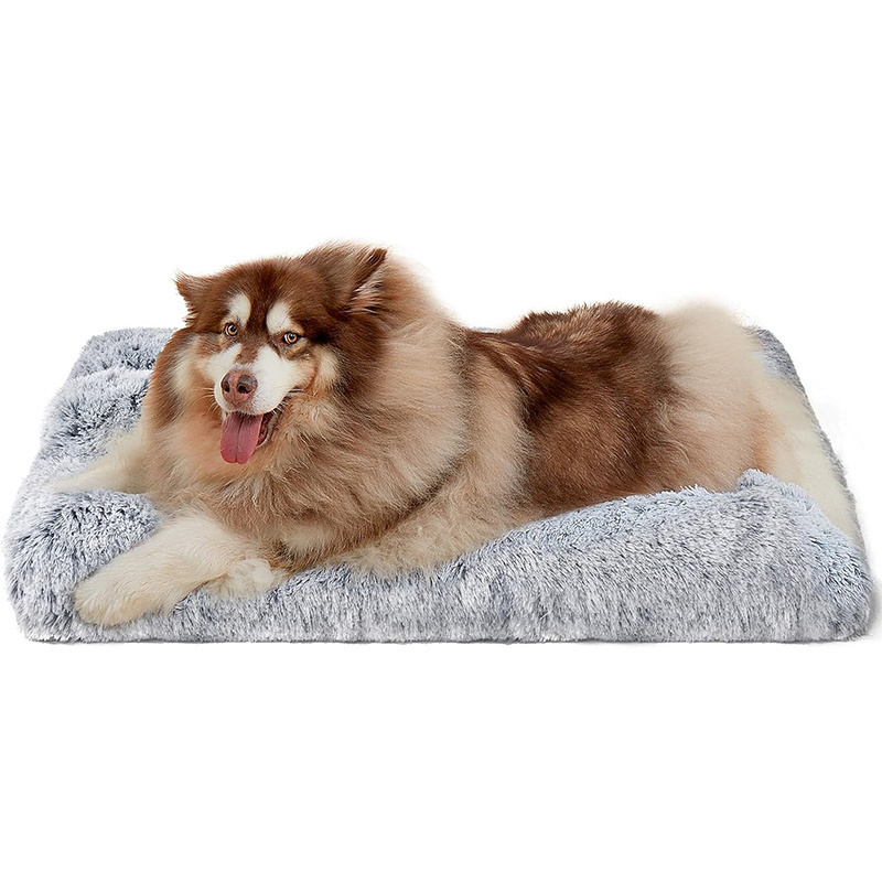 EHEYCIGA Fluffy XXL Dog Crate Pad Anti-Anxiety Donut Cuddler Warming Cozy Soft Round Calming Anti Anxiety XXL Pet Bed