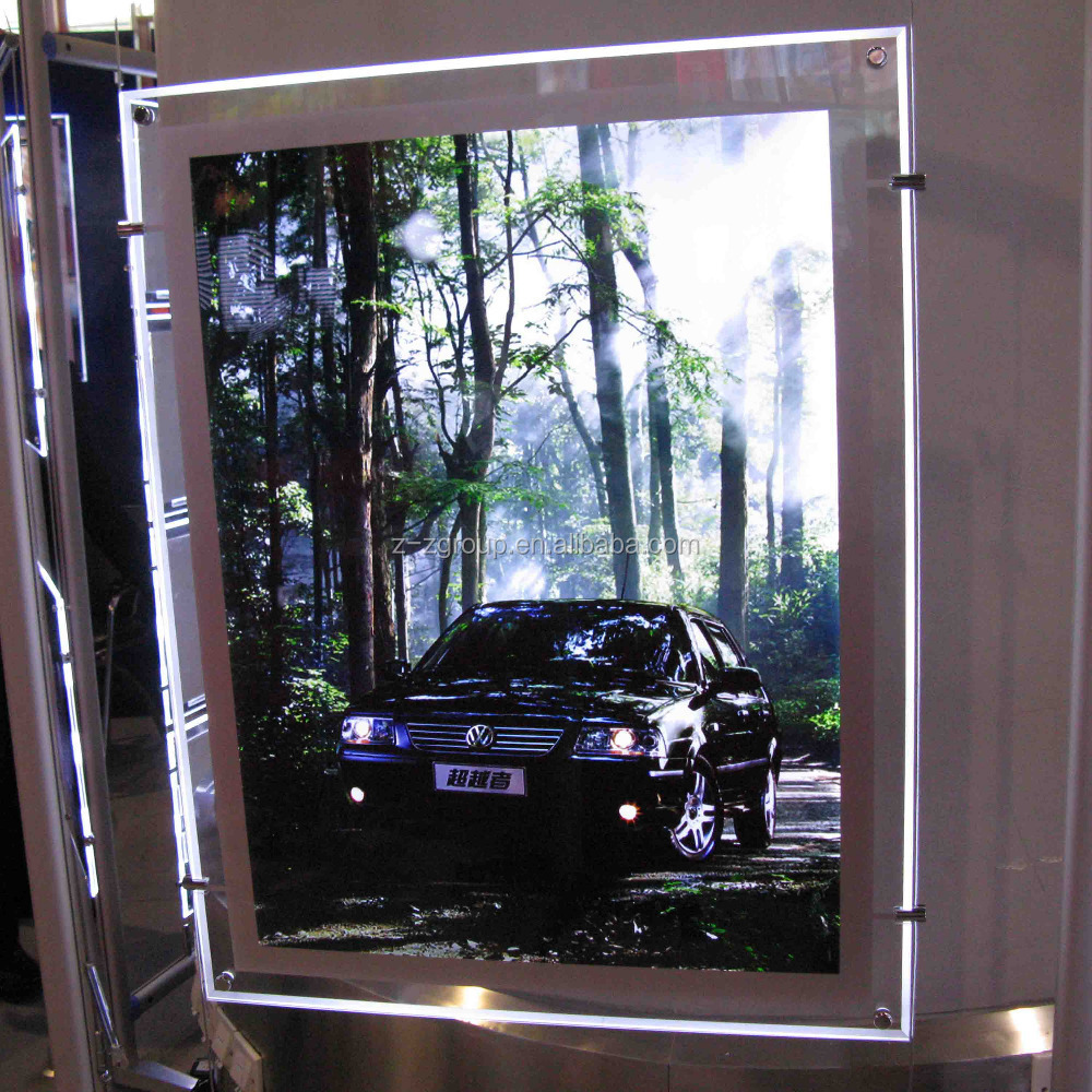 Illuminated A1,A2,A3,A4,A5 Acrylic Light Box Transparent Acrylic Panel