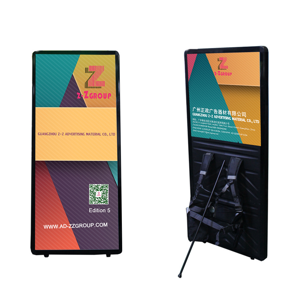 Human Billboard LED Backpack Billboard Advertising Display Poster Stand LED Screen LCD Screen Digital Display