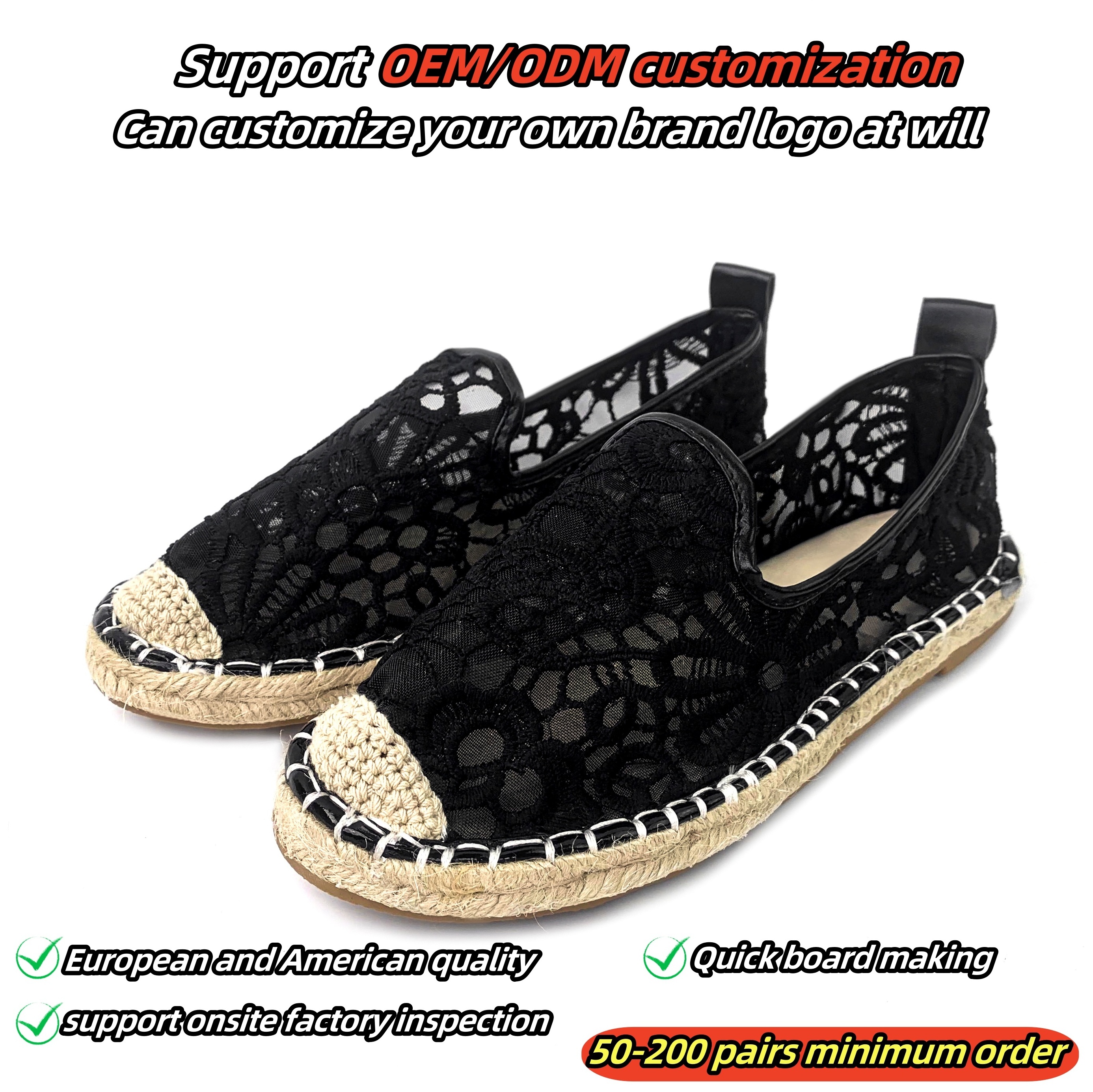 New styles leisure time mesh surface espadrilles shoes ladies weave gauze loafer slip on the heel for women's Flats