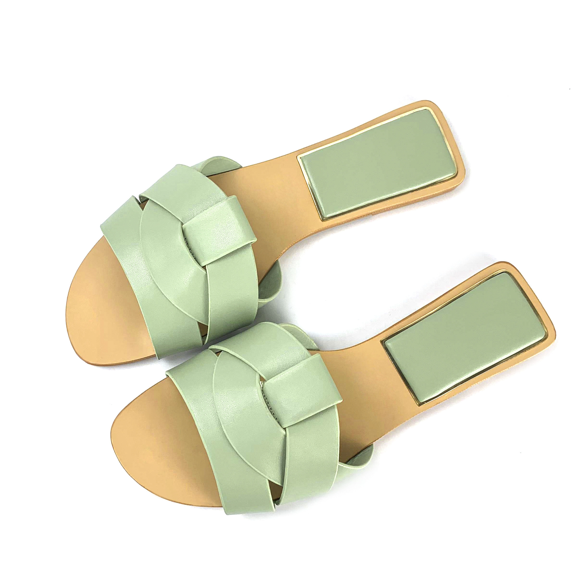 New design summer women's flat shoes open toe simple ladies sandals sandy beach Tropical style shoes