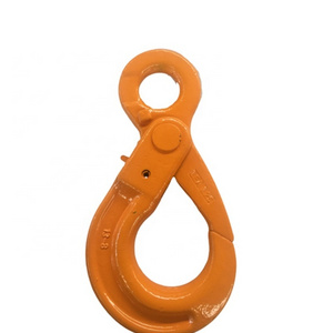 Lifting Eye Self Locking Chain Hook, Eye Type Safety Rigging Hook