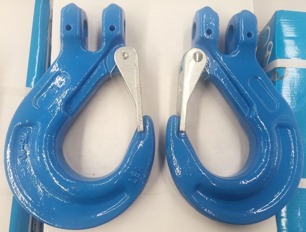 G100 Forged Chain Clevis Sling Hook with Casting Latch