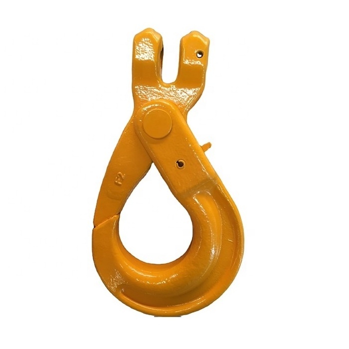 G80 Safety Clevis Self-Locking Lifting Hook Chain Sling Fittings Safety Chain Hooks