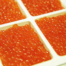 Salmon roe - 50g glass jar 1oz salmon egg red caviar gluten free GMO free roe fish egg seafood wild salmon