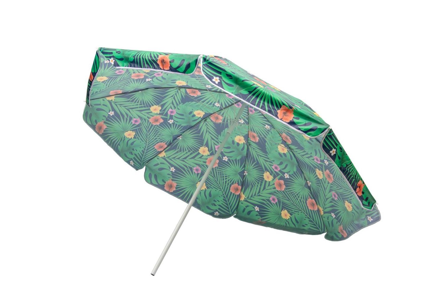 Good Working High Quality Palm Leaves Midnight Pattern Digital Poly Canvas Cover Beach Umbrella Vintage