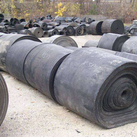 Used Rubber Conveyor Belts scrap