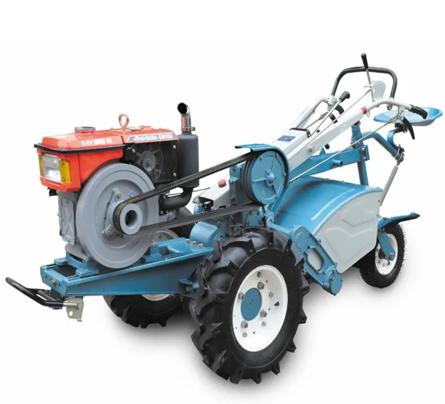 Buy Multi-Purpose Farm mini diesel motocultor Power Tiller Two Wheel Walking tractor Cheap price