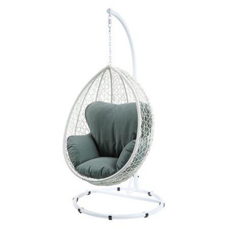 Outdoor Big And Small basket Garden Furniture PE Rattan Hanging Chair Patio Swings Chair