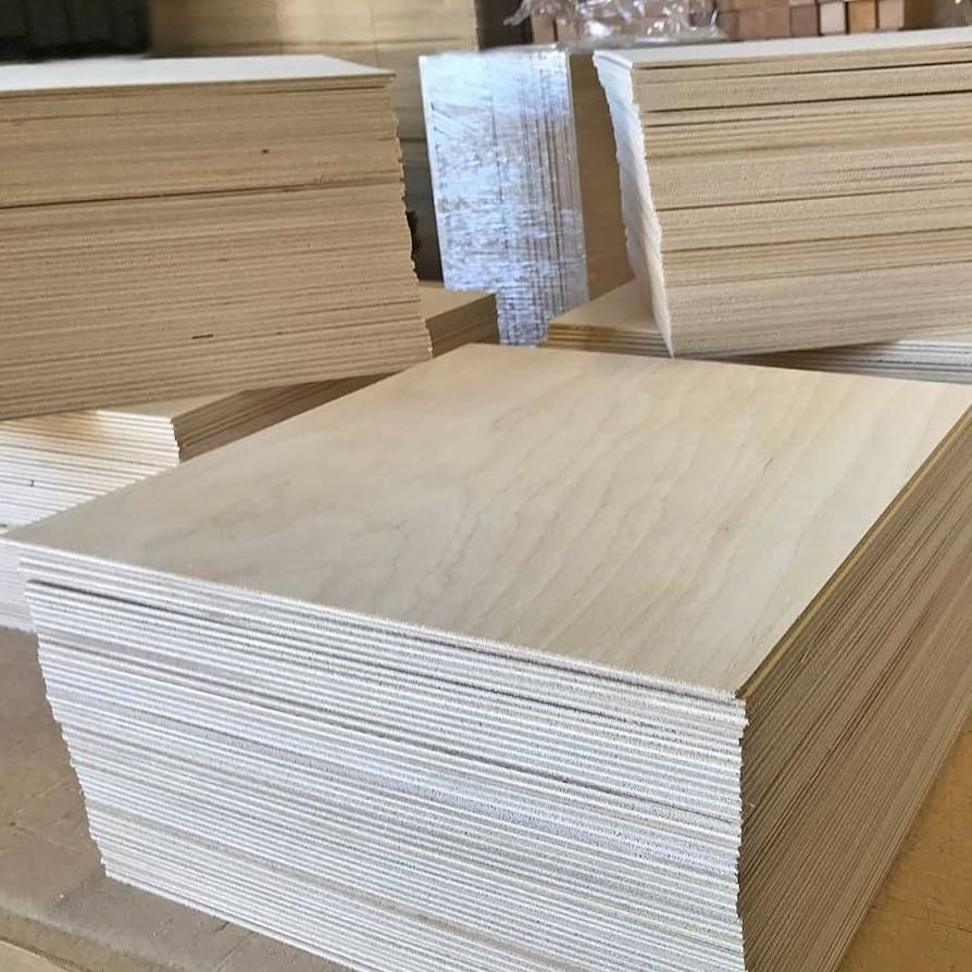 Laminated Birch Face Board Sheet Plywood Flexible 2mm 3mm 4mm 5mm 8mm 9mm Birch Plywood Sheet Price