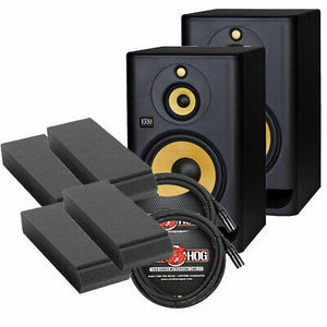 New Hot Selling Rokit 8 KRK RP8 Rokit 8 G4 Professional Bi-Amp 8" Powered Studio Monitor Pair, Black