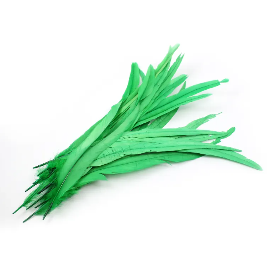 50pcs/bag 5-6cm Natural Chicken Feathers Pink Rooster Feather for Decor Fly Tying Accessories Crafts