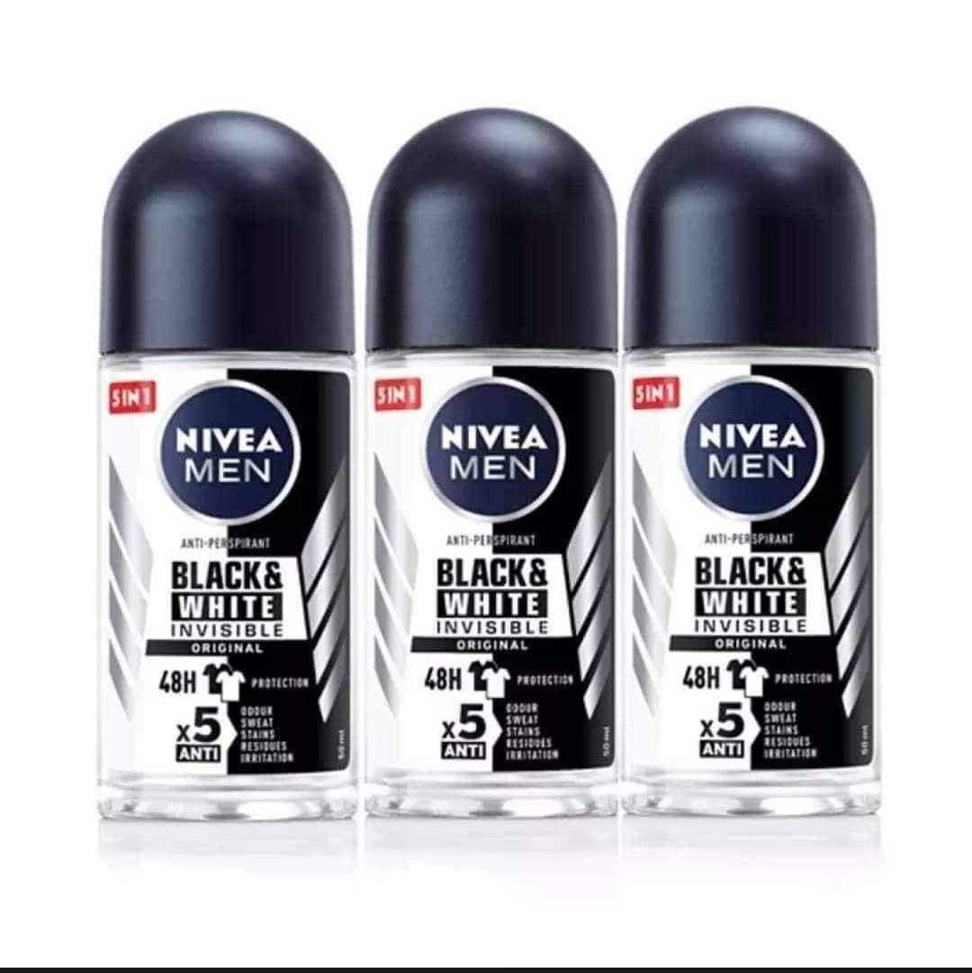 Nivea Roll On for Men 48H Black & White