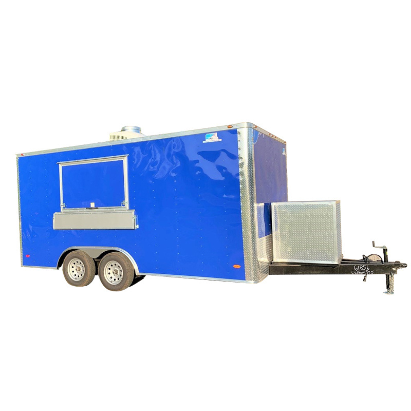 Professional mobile food truck with full kitchen / gyro food cart / double burger van for sale South Africa