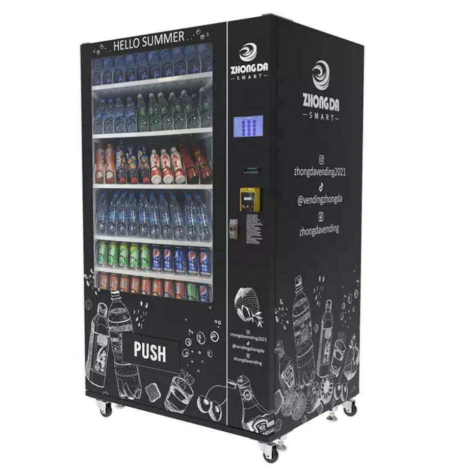 Vending Machine Small Business Machine Ideas Slim Cashless Vending Machine With QR code For Southeast Asia