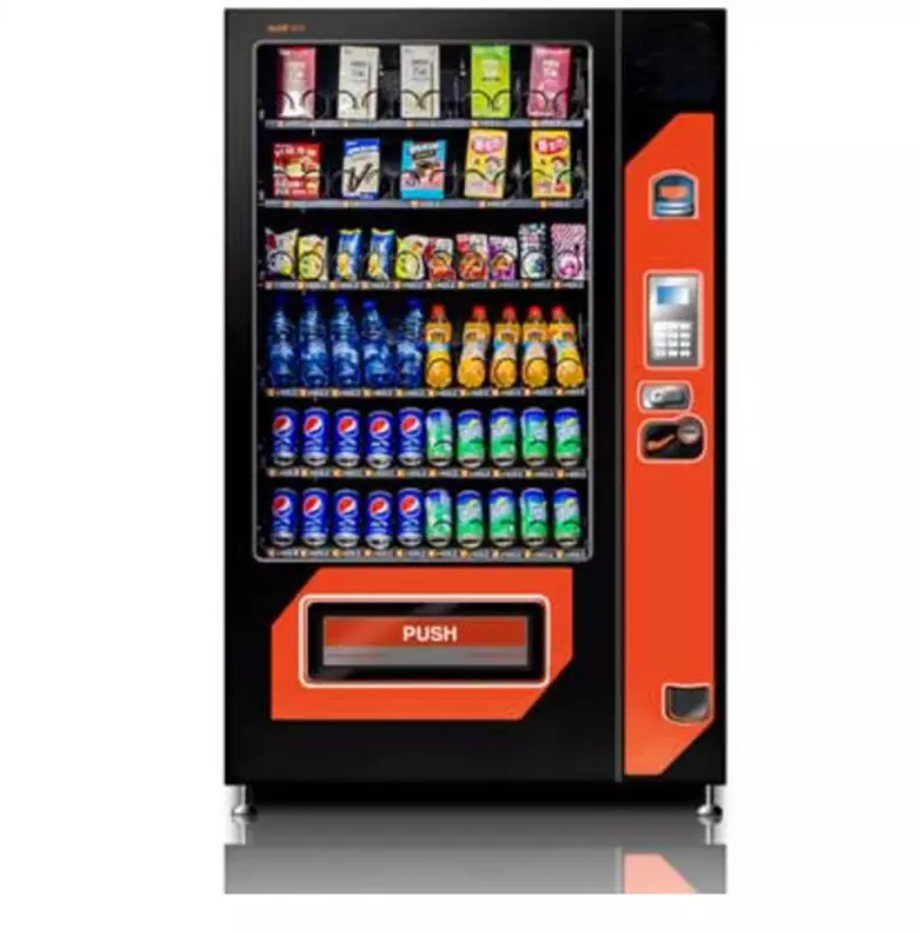 Vending Machine Small Business Machine Ideas Slim Cashless Vending Machine With QR code For Southeast Asia