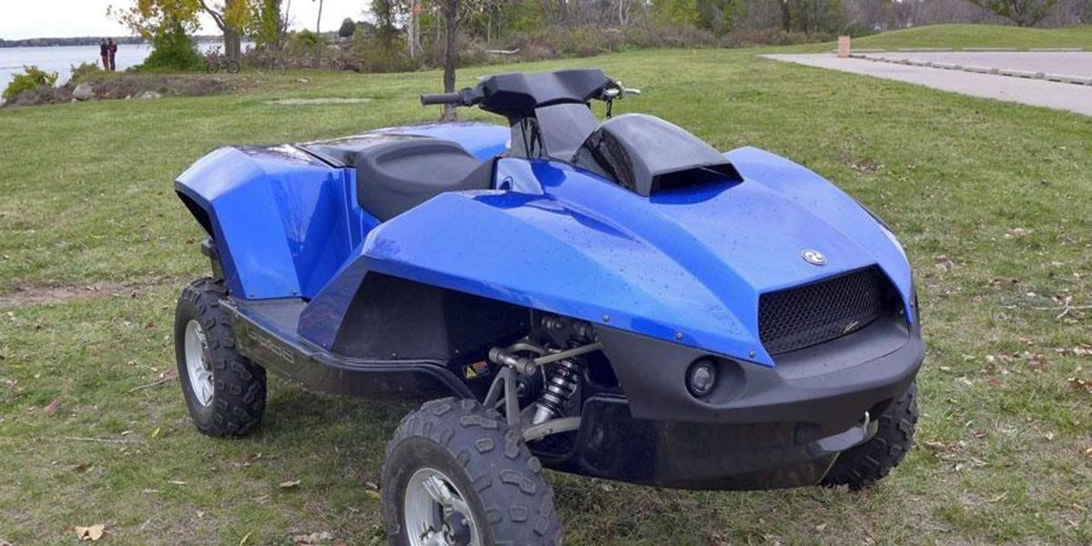 Original Best HOT DEAL 2023 Quadski Amphibious Quad JetSki on LAND and Water FOR SALE with SOUND-SYSTEM