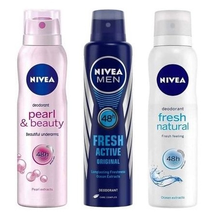 Nivea Fresh Natural Quick Dry Long Lasting Spray 150ML