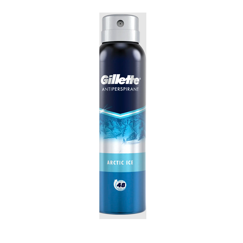 Gillette- Arctic Ice Antiperspirant & Deodorant Spray 150ml