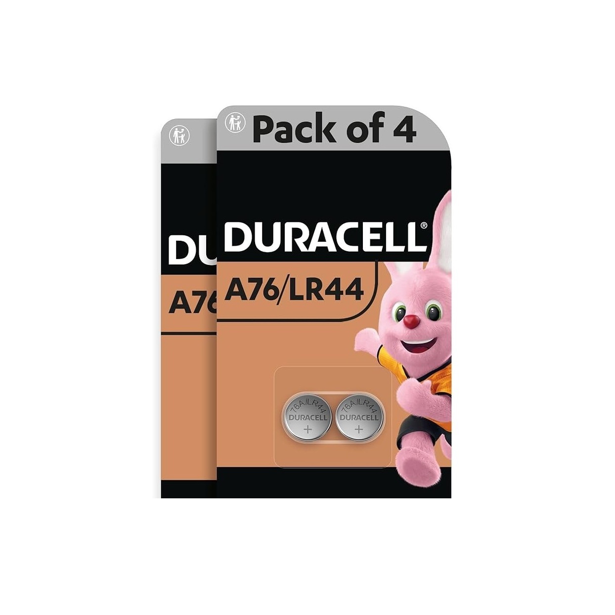 Duracell Specialty LR44 Alkaline Button Battery 1,5V Pack of 4