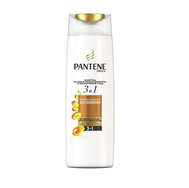 Shampoo Rinse Balm and Intensive Care 3V1 Pantene Intensive Recovery 360 ml