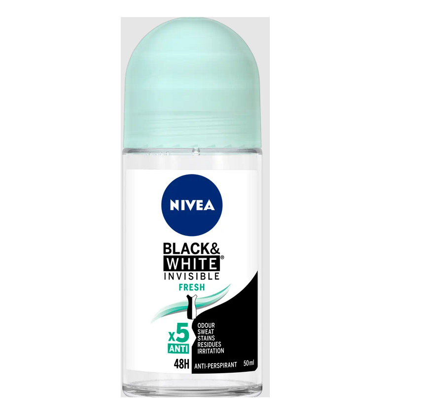 nivea roll- on woman black&white invisible pure 50ml