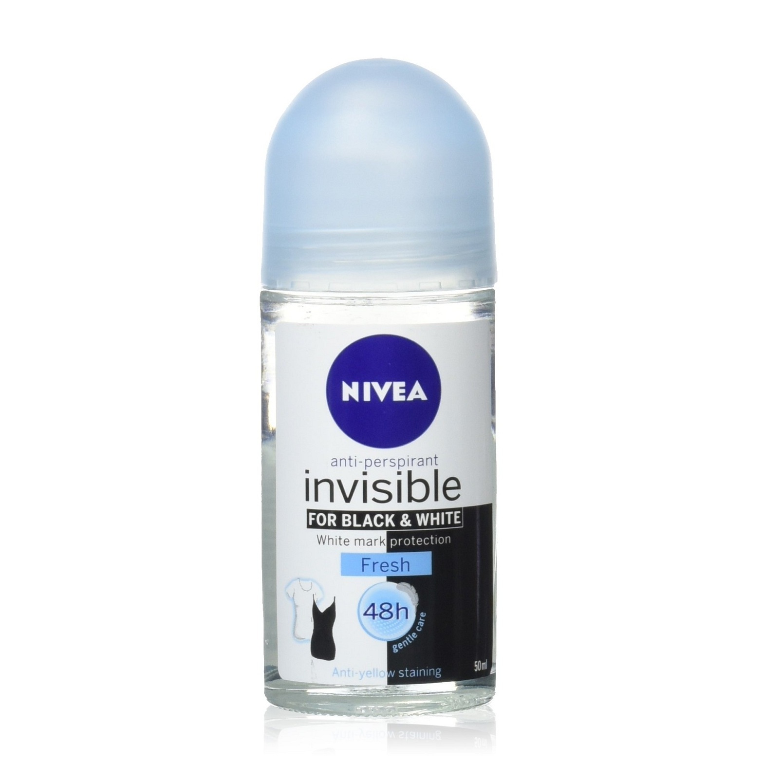 nivea roll- on woman black&white invisible pure 50ml