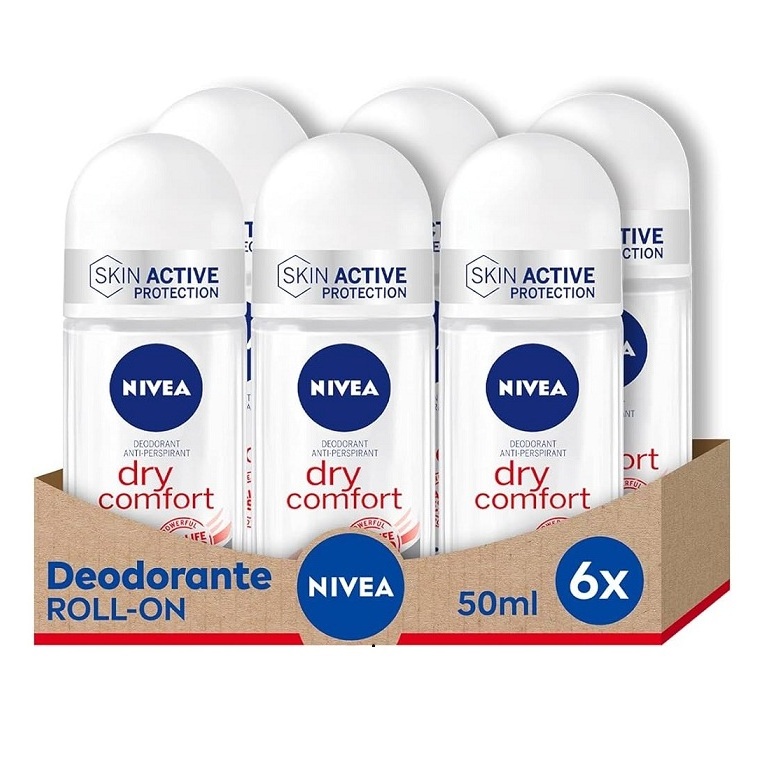 Nivea Deodorant Roll On Women Dry Comfort 50Ml