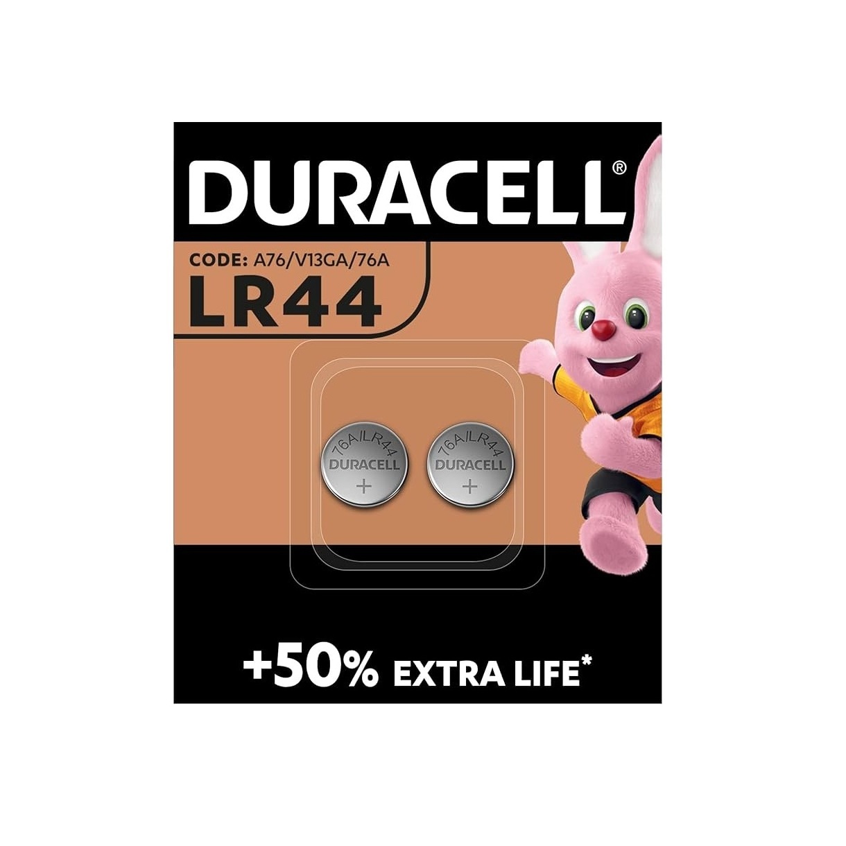 Duracell Specialty LR44 Alkaline Button Battery 1,5V Pack of 4