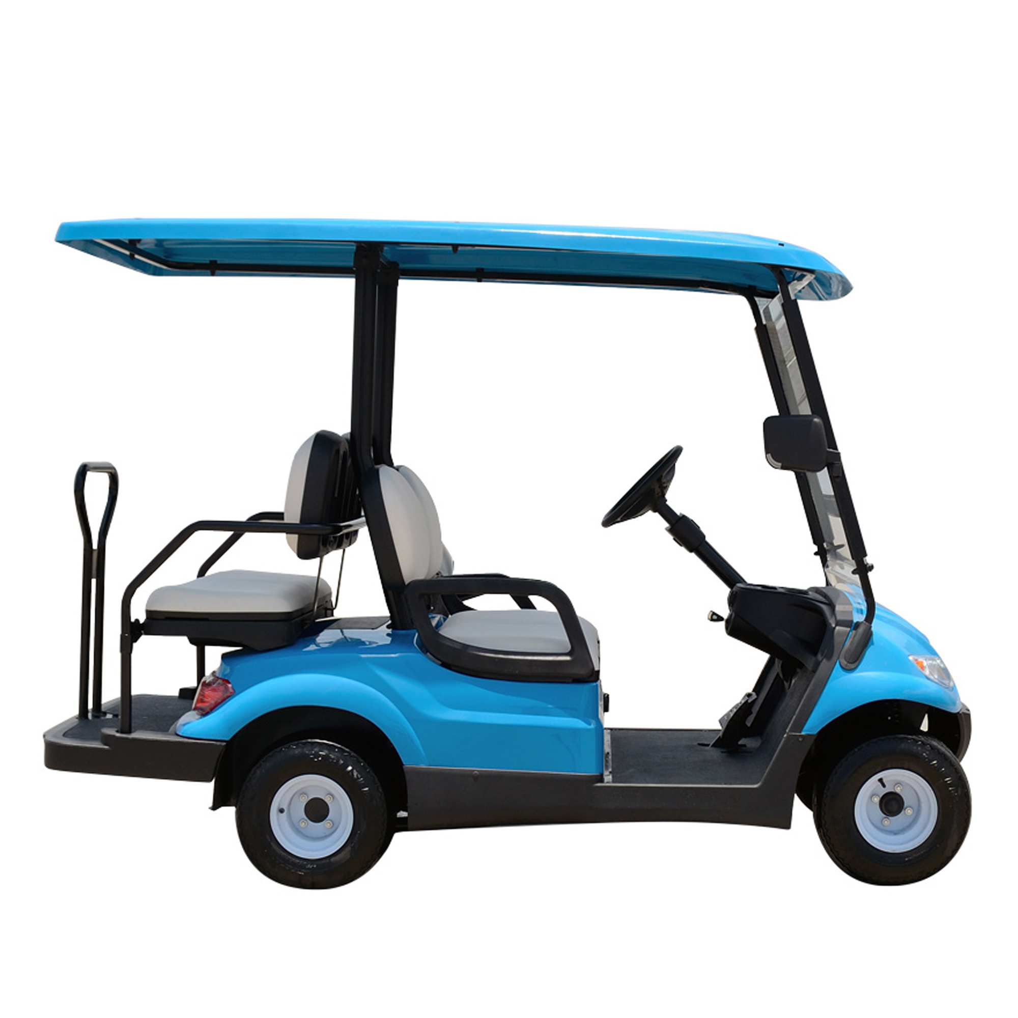 4 Seater Electric Golf Carts with folded back seat