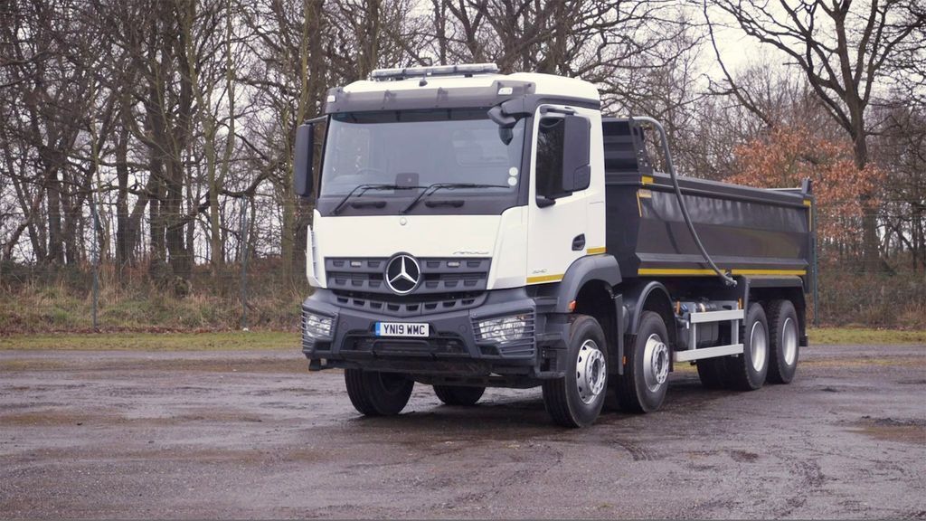 Used good price Mercedes Benz Arocs  dump truck 8x4 for sale