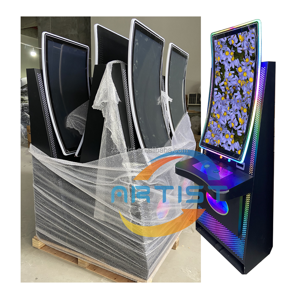 Vertical/curved HD touch screen Multi Version arcade game Power Fire Link Fusion 2/3/4/5 in 1 coin operated skill game machine