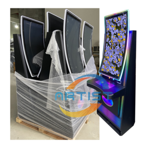 Vertical/curved HD touch screen Multi Version arcade game Power Fire Link Fusion 2/3/4/5 in 1 coin operated skill game machine