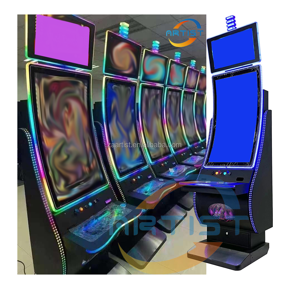 Hottest arcade game board Midnight Wolf vertical/curved HD touch monitor fusion 3 24h 7day technical service skill game machine