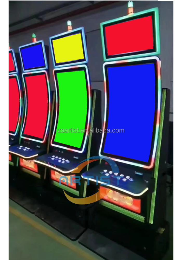 Vertical/curved HD touch screen Multi Version arcade game Power Fire Link Fusion 2/3/4/5 in 1 coin operated skill game machine