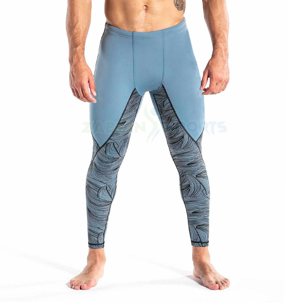 Men's Workout Fitness Compression Leggings Bodybuilding Skin Tights Breathable Lightweight Pants