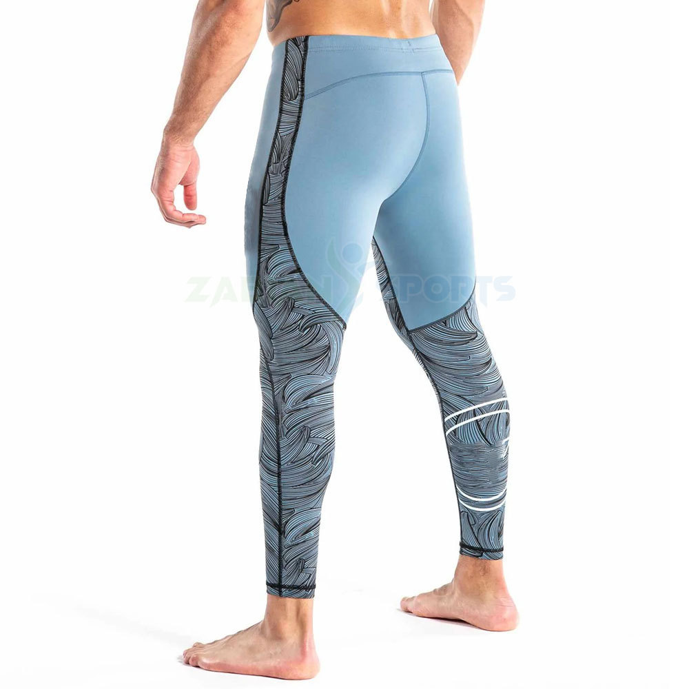 Men's Workout Fitness Compression Leggings Bodybuilding Skin Tights Breathable Lightweight Pants