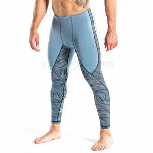 Men's Workout Fitness Compression Leggings Bodybuilding Skin Tights Breathable Lightweight Pants