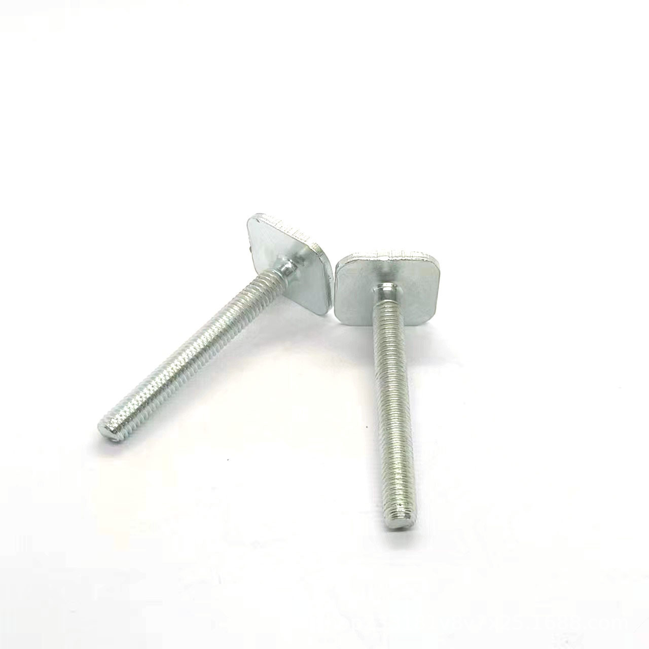 Square Flat Head Bolts 4.8 Level Galvanized T Shape Screw Stud M4 M5 M6 Chute Rail Track Quadrate Hammer Head T-Slot Bolt