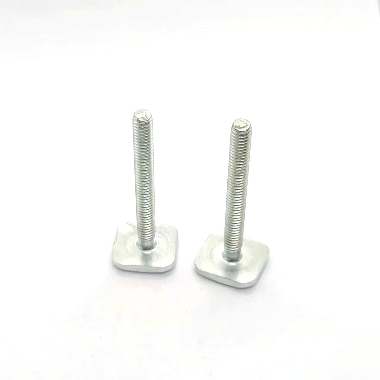 Square Flat Head Bolts 4.8 Level Galvanized T Shape Screw Stud M4 M5 M6 Chute Rail Track Quadrate Hammer Head T-Slot Bolt