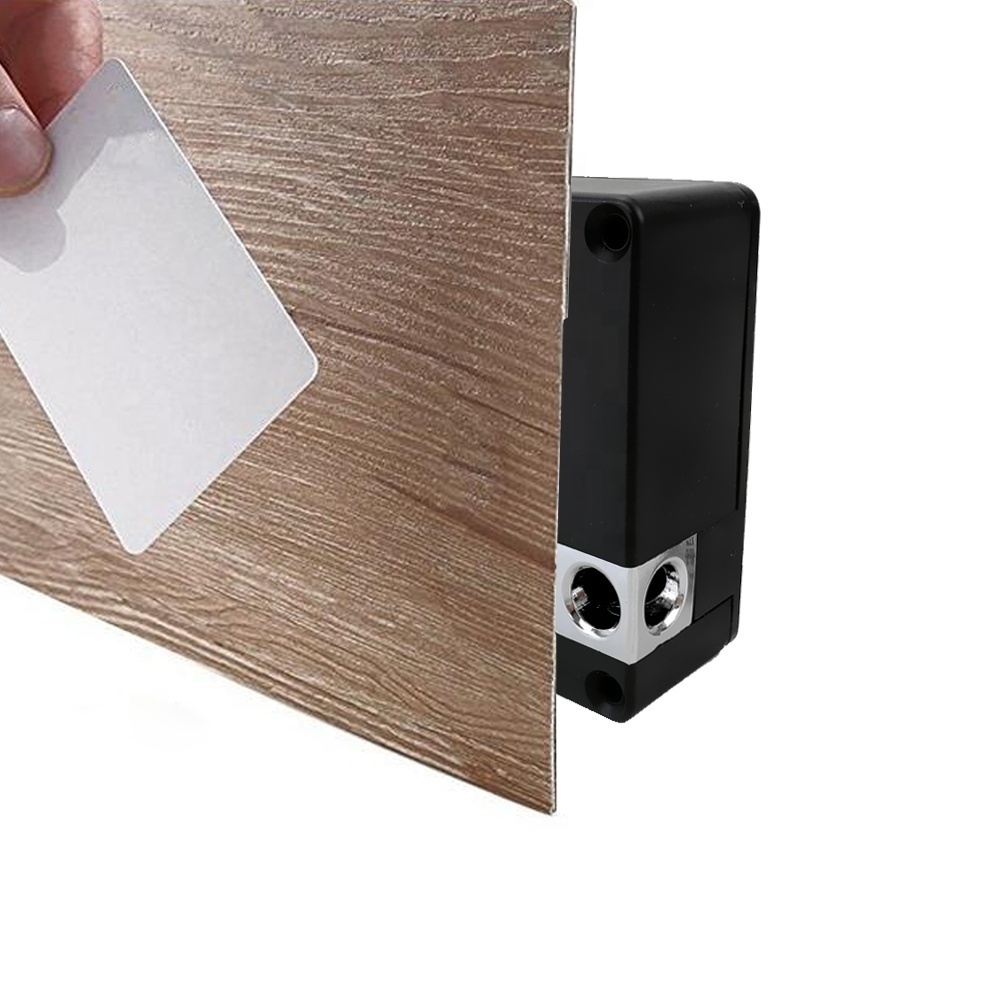 Home Office Private Locker Drawer 13.56mhz Card Lock Black Electronic Invisible Hidden Cabinet Lock