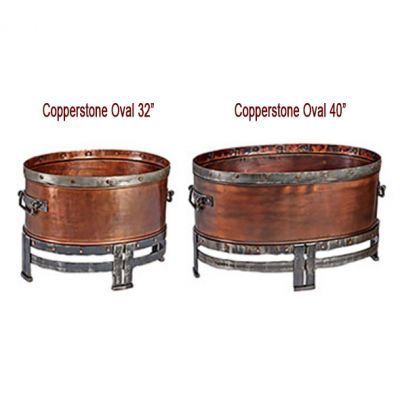 Classical Outdoor Small Package Round Cover Rustic Glass Rocks Pellet Ceramic Cowboy Cauldron Portable Fire Pit Furniture